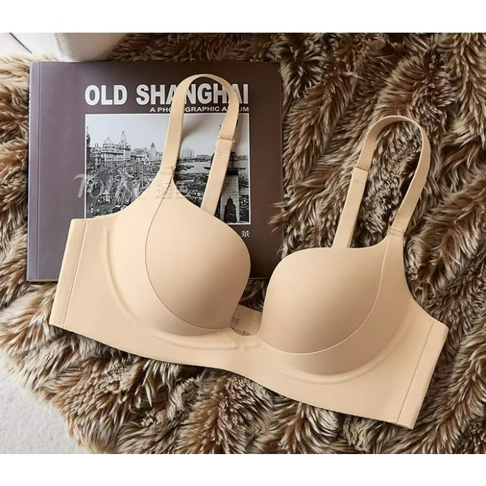 T Shirt Bra Seamless - Reggiseno Push-Up per Seno Piccolo, Mezza