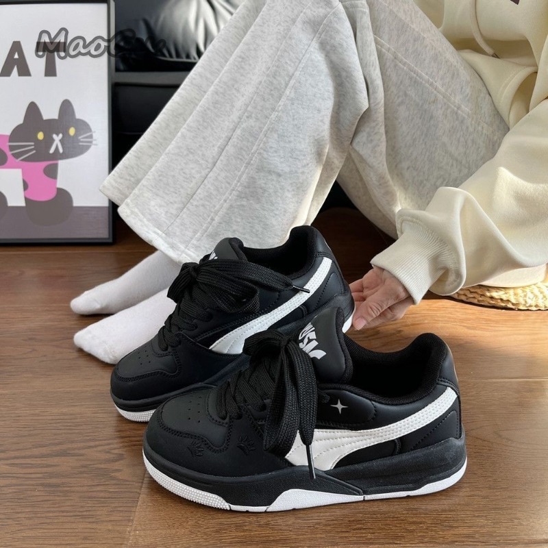 Vans Shoes Old Skool - Scarpe da Skateboard in Pelle Bianche
