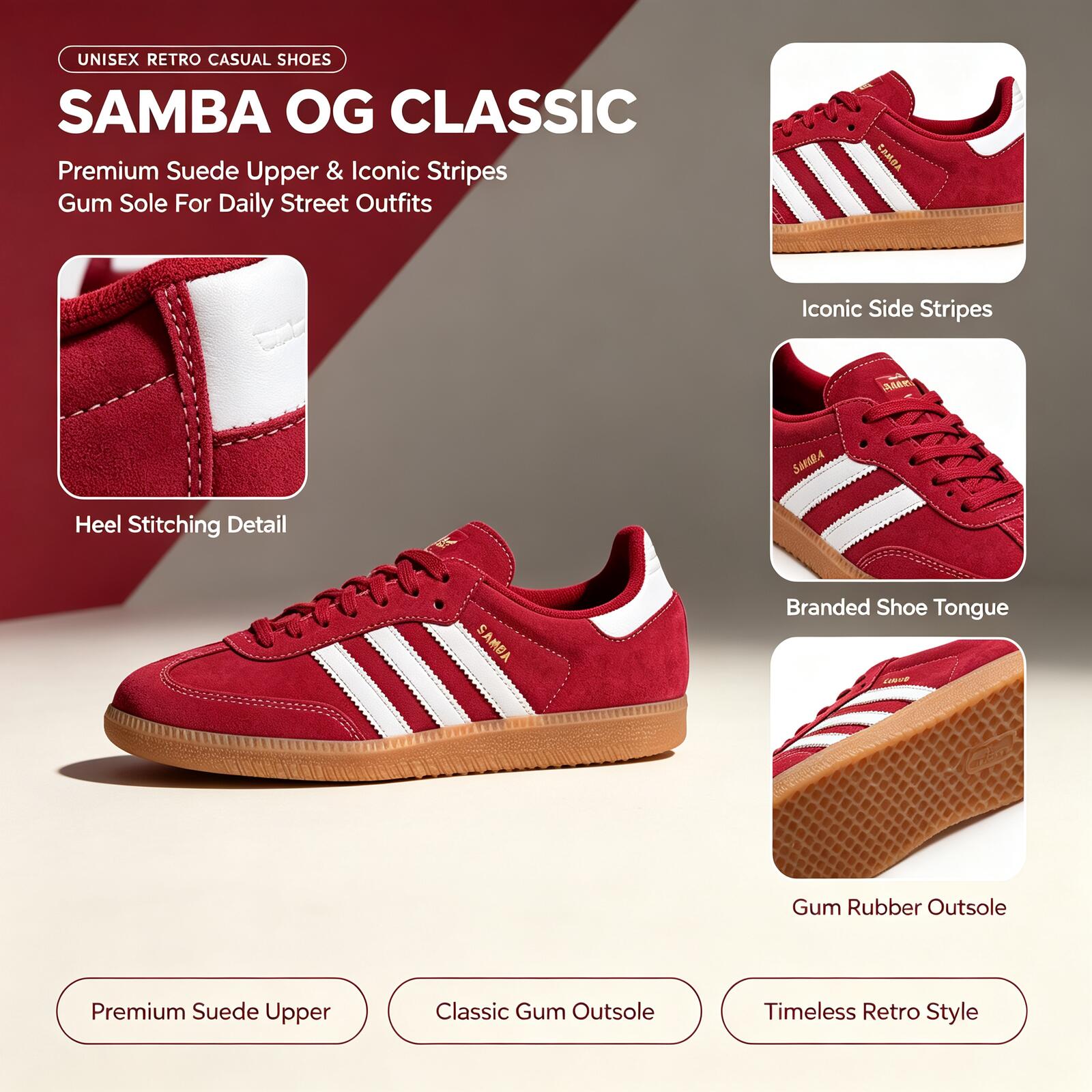 Adidas Shoes Samba - Adidas Originale SAMBA OG KJ2788 Scarpe